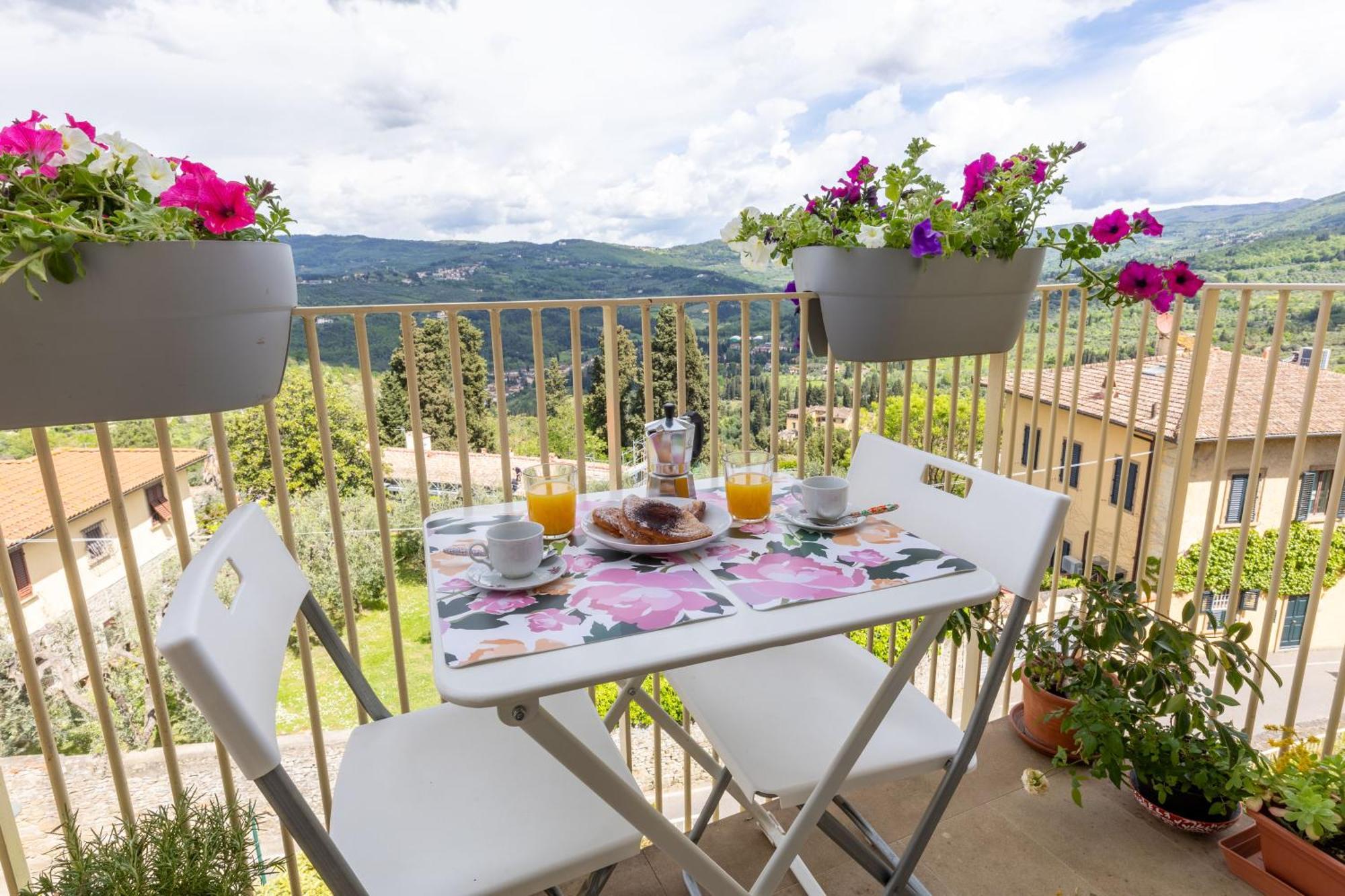 Gladys, Appartamento Con Vista A Fiesole Luaran gambar